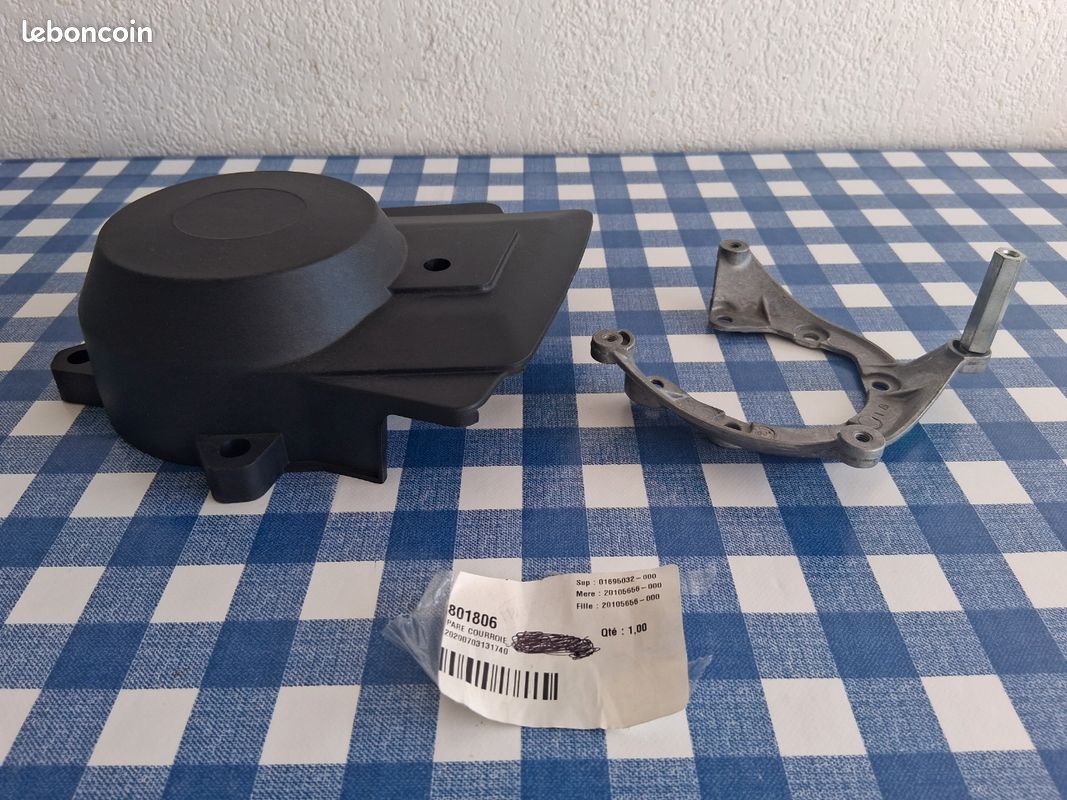Cache Variateur Noir Peugeot 103 Vogue - Pièce Neuve RSM, Garantie 2 Ans