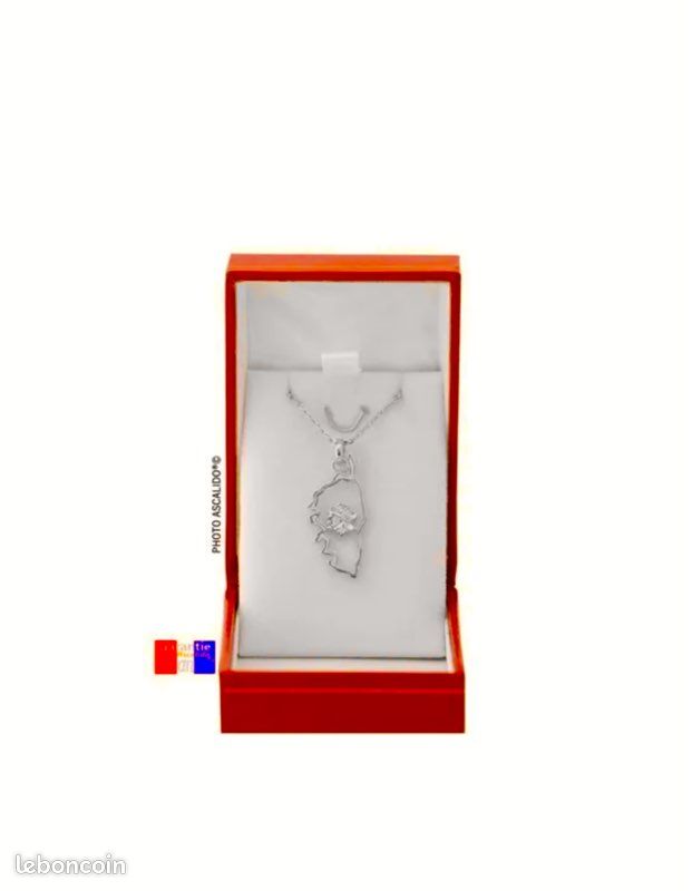 Pendentif Argent Massif Corse - Sans Marque Neuf Avec Étiquettes