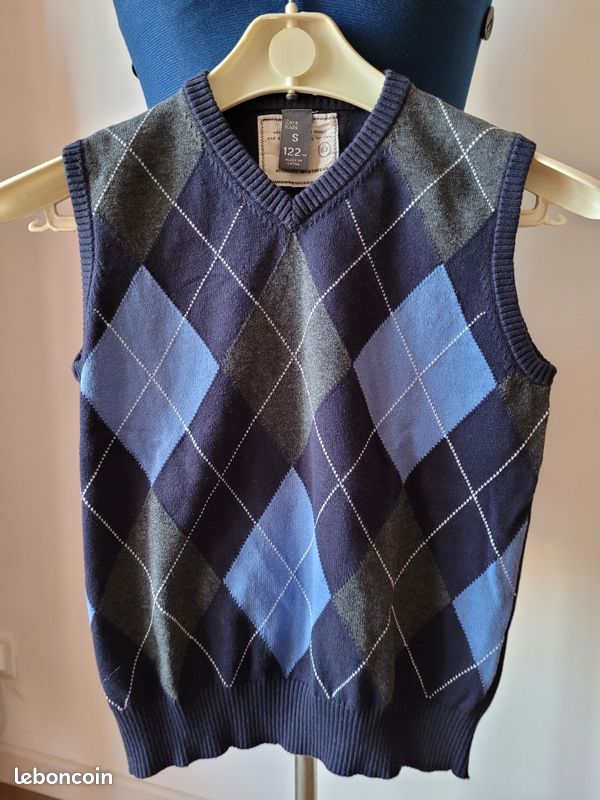 Gilet Zara Garcon Ans Pull Enfant Sans Manches à Losange Zara Kids
