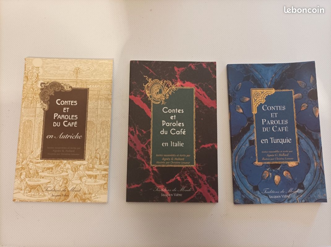 Trois livrets "Contes et Paroles du CAFÉ" (image 1)