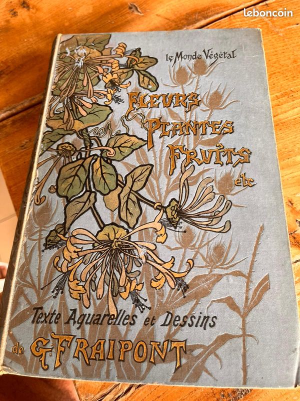 Livre Fleurs, Plantes, Fruits. Le monde végétal de G Fraipont (image 1)