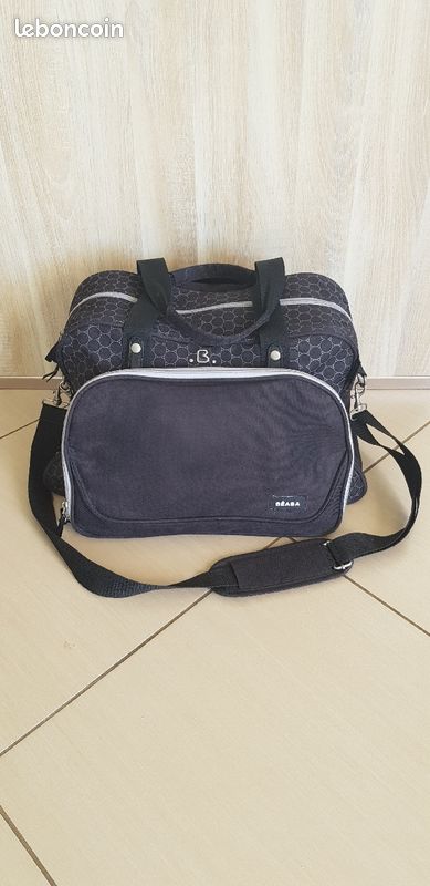 Sac à langer beaba noir (image 1)