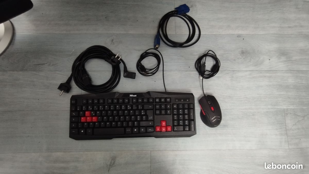 PC/Ordinateur + Écran, Clavier, Tapis de Souris et Souris (image 3)