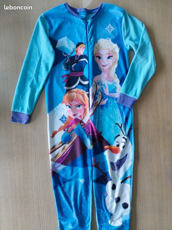 Pyjama combinaison Reine des Neiges taille 9-10 ans Vêtements