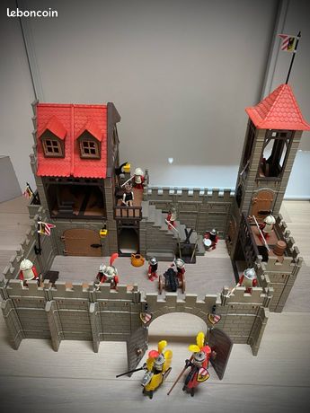 PLAYMOBIL Moyen-Âge – Abreuvoir Gris Médiéval Château 3450 – Pièce Vintage