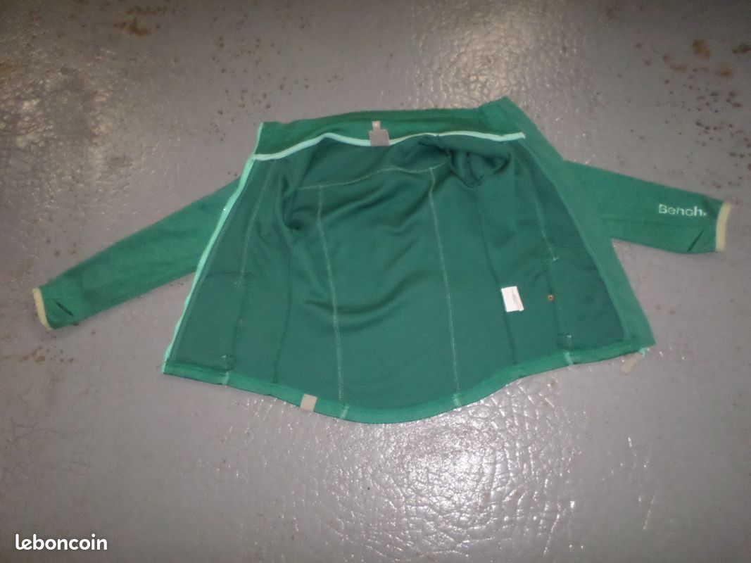 Veste bench verte 7/8 ans (image 2)