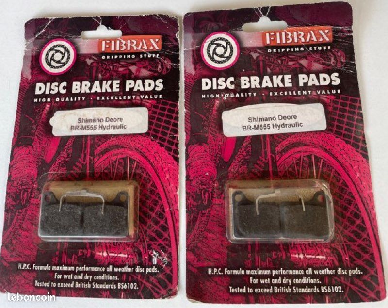 Plaquettes de frein vtt Fibrax Formula hydraulic caliper à -50