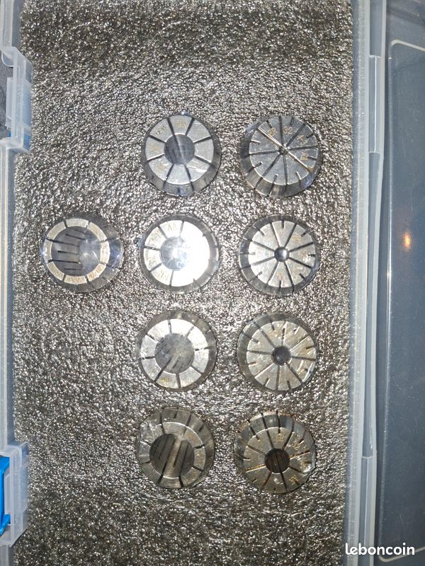 Pince Serrage Cmt Er32 Uxcell ER32 Lot De 2 Mandrins De Serrage à Ressort 7/16" Pour Machine Pince Serrage Cnc