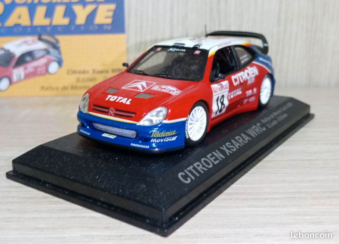 Citroën Xsara WRC Monte Carlo 2003 – Coffret Triple Vainqueur – Échelle 1/43 – Occasion