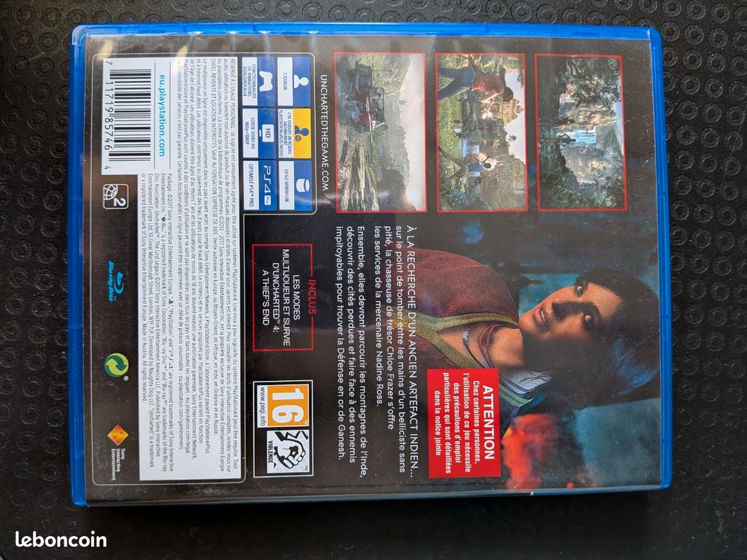 Uncharted the lost legacy sur PS4 (image 2)