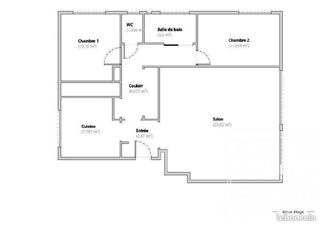 Appartement 3 pièces 69 m² — 11