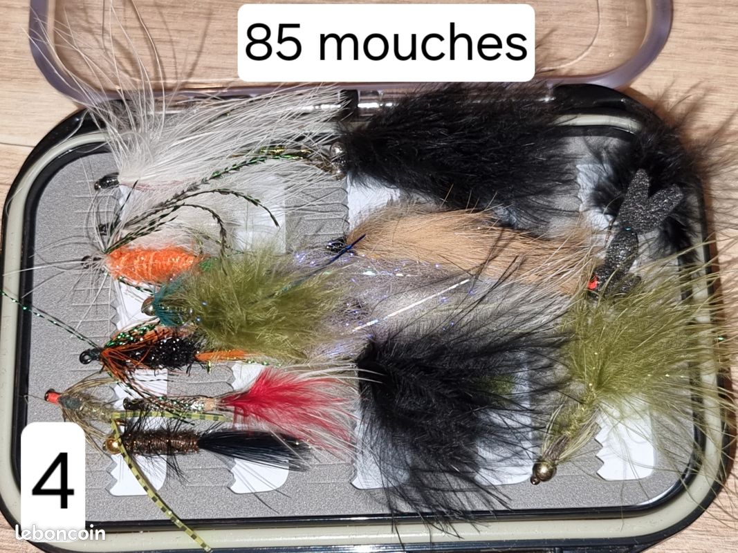 Mouches De Pêche à La Mouche Anciennes Wheatley - Boîte Vintage - Très Bon état - Royaume-Uni
