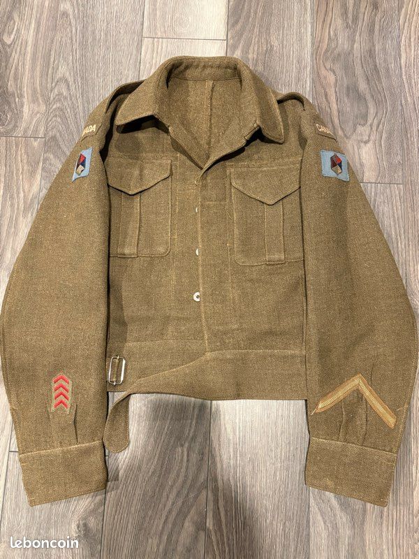 Battledress canadien 1944 3e division ww2 (image 1)