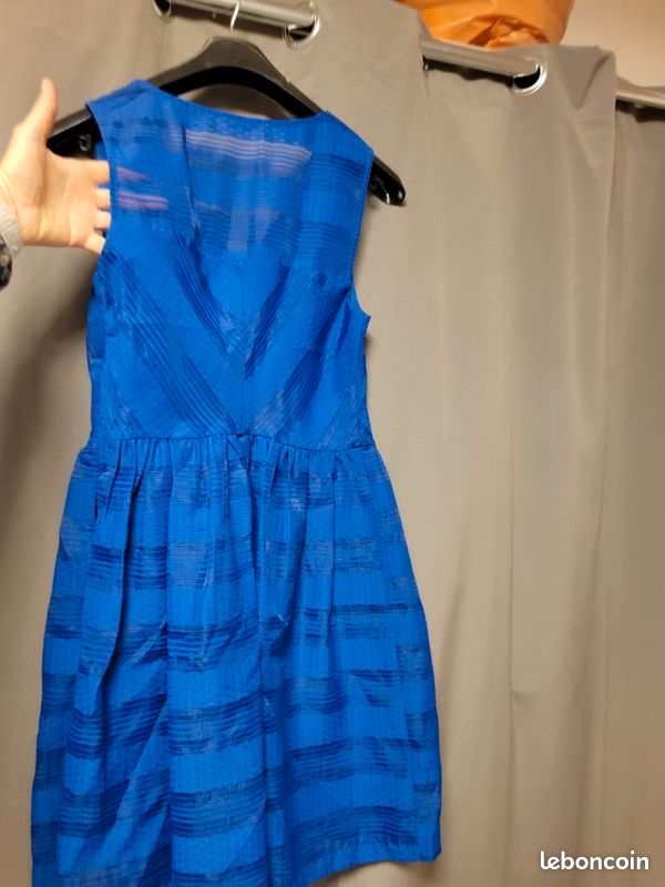 Festive robe bleu royal Camaïeu. Neuve (image 3)