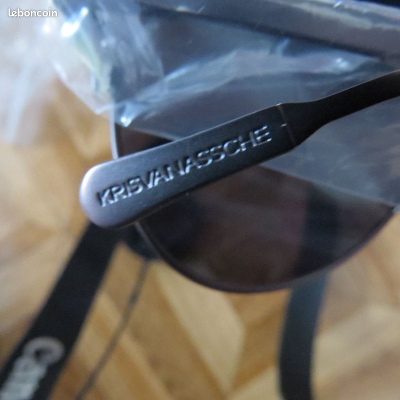 Lunettes de soleil Kris Van Assche Gris et Doré (image 5)