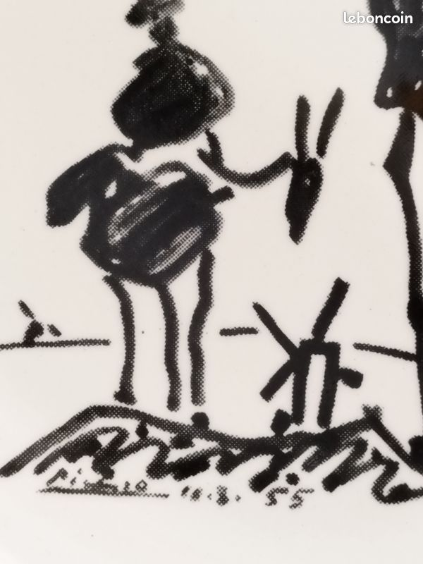 Assiette en faïence d'apres picasso (image 2)