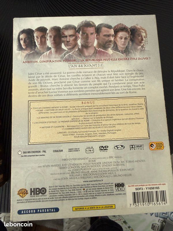 Rome – Intégrales saisons 1 & 2 (DVD HBO) (image 5)