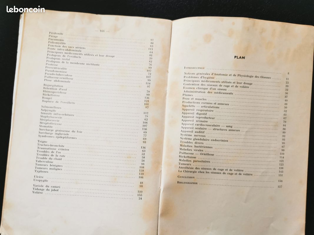 Pathologie des oiseaux de cage et de volière P. André édition 1968 (image 1)
