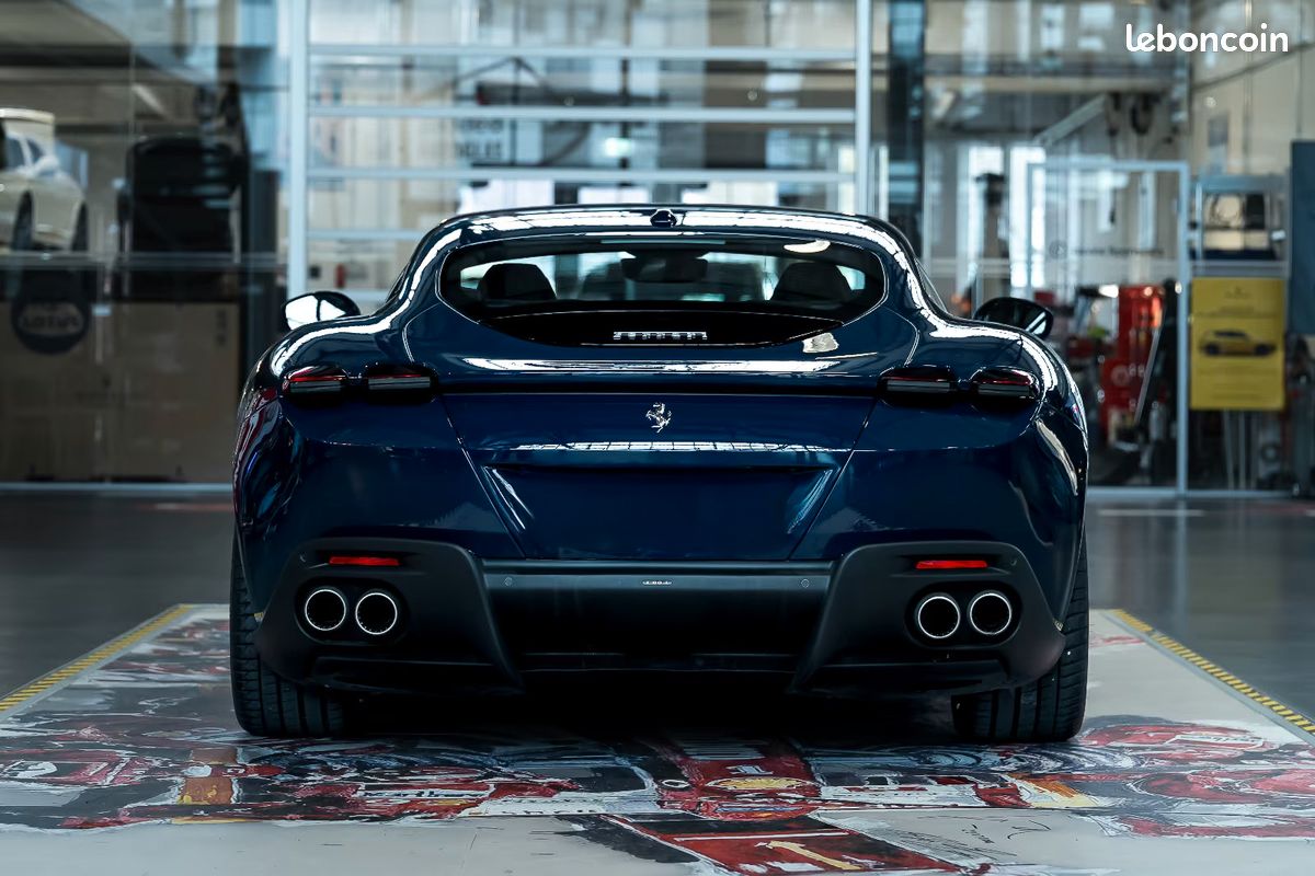 Ferrari Roma Coupé V8 3.9 620 ch - Blu Scozia - Volant LED Carbone - Malus inclus (image 5)