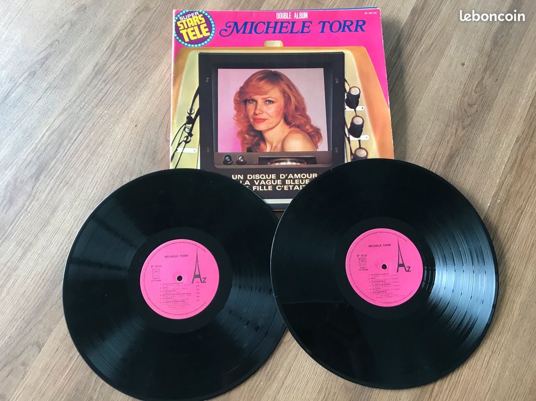 MICHELE TORR super stars tele un disque d'amour double album 33 tours 85 132/133 (image 4)