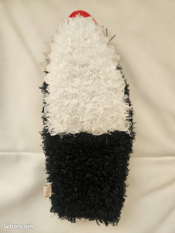 Ancienne Marionnette à Bâton - Poupée Chien Loup - Théâtre / Carnaval - Vintage 10
