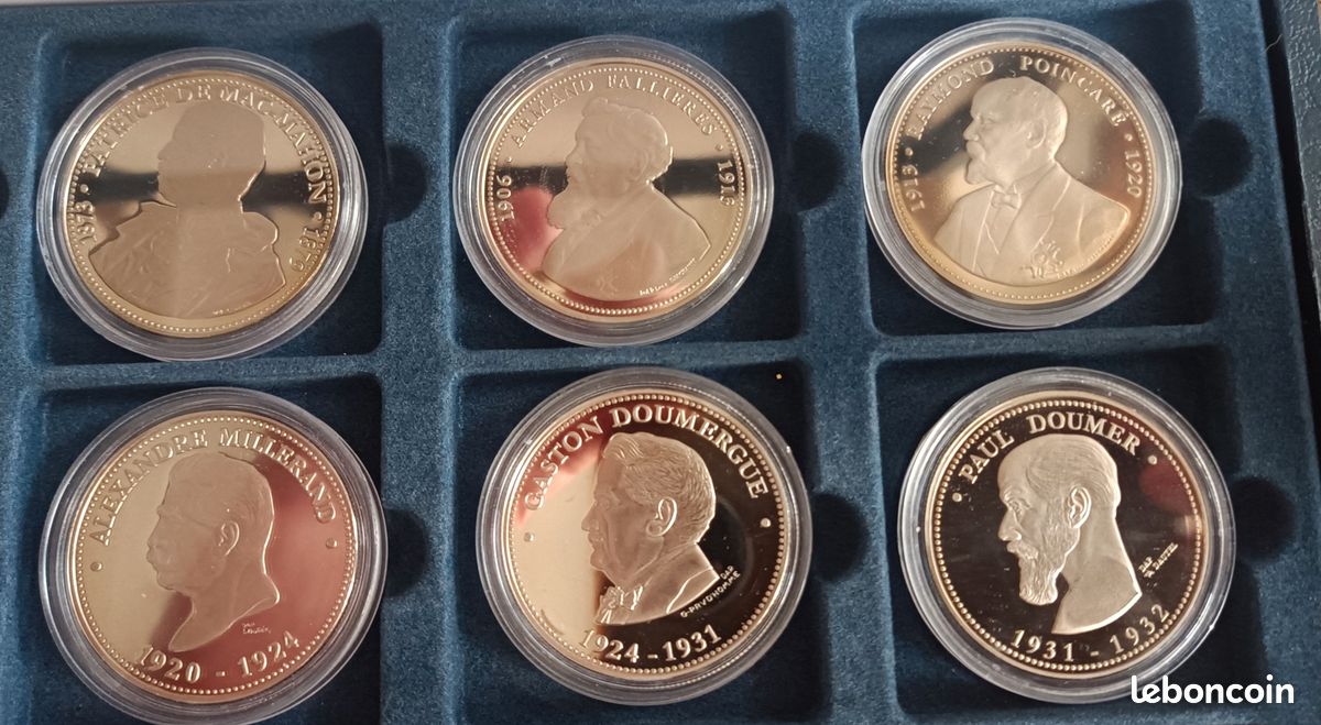 Coffret de 24 médailles neuves République Française valeur du neuf 524 euros (image 4)