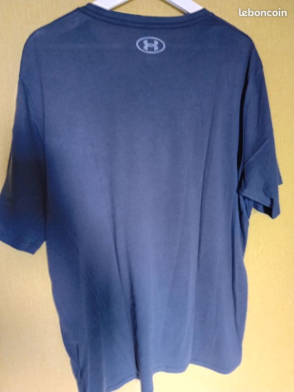 T-shirt under armour gris pour homme taille 2xl (image 2)