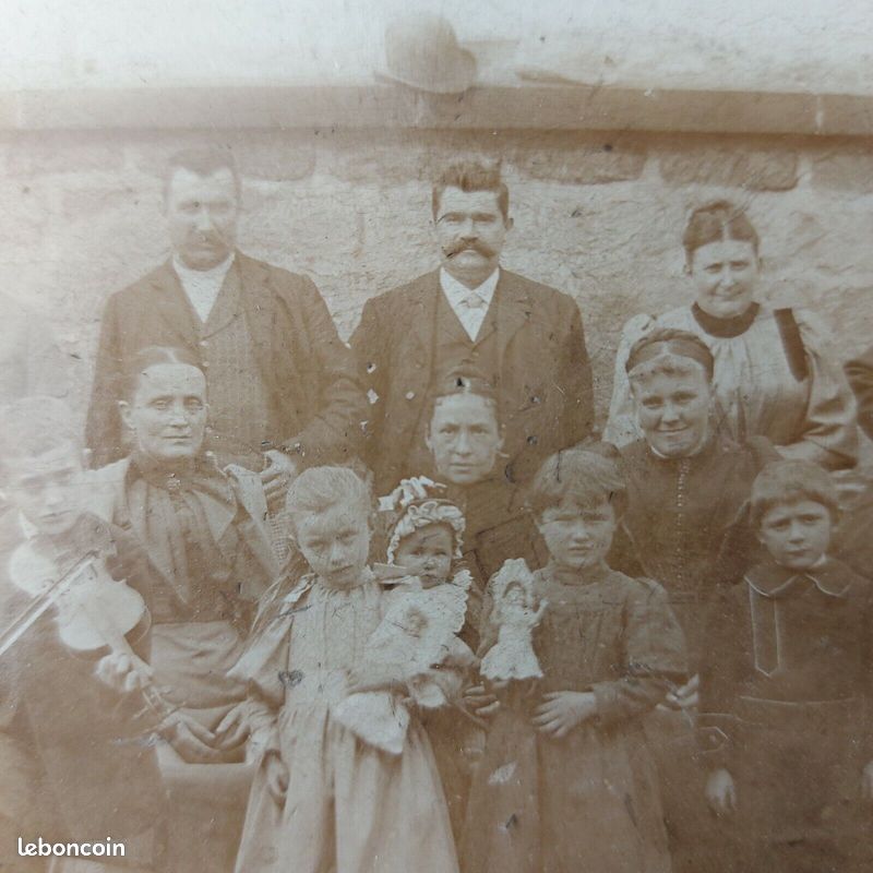 Lot d'anciennes photos / portraits sur carton, Forbach / Moselle (image 7)
