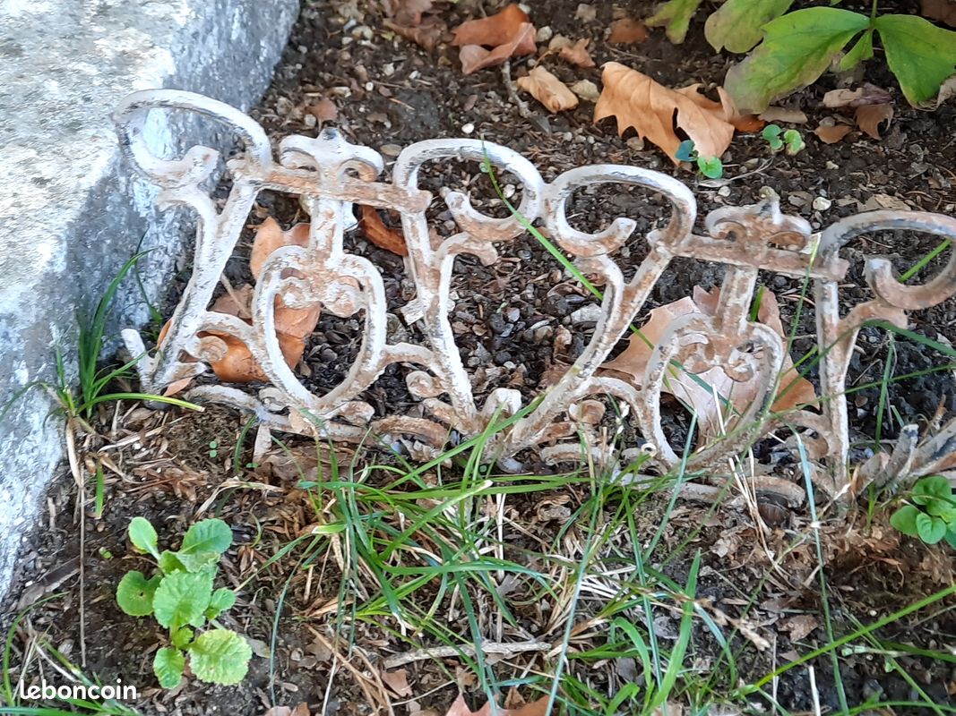 Bordure pour massifs en métal rétro 6 pièces (image 2)