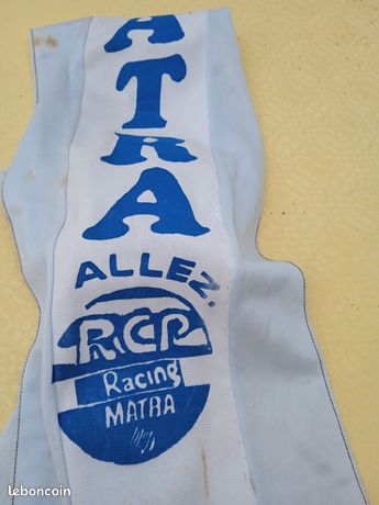 Écharpe Supporter Matra Racing Vintage - Football RCP Paris Années 80