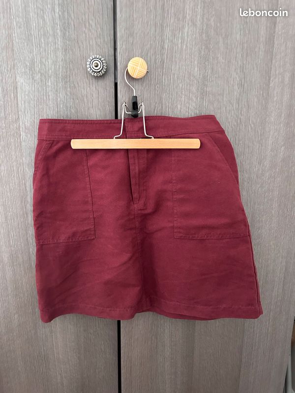 Jupe bordeaux (image 7)