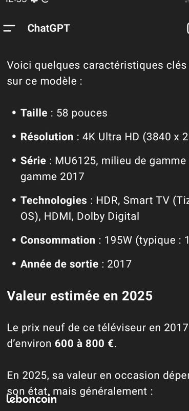 Télévision Samsung (image 3)