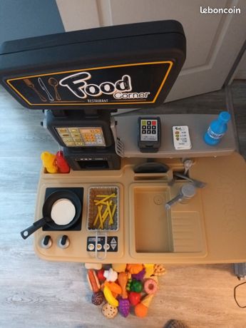 Cuisine pour enfant Food Corner Restaurant Resto Avec Lecteur Cb 29