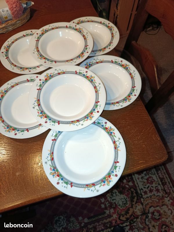 Certified International Pine Forest Lot de 4 assiettes plates 26,7 cm