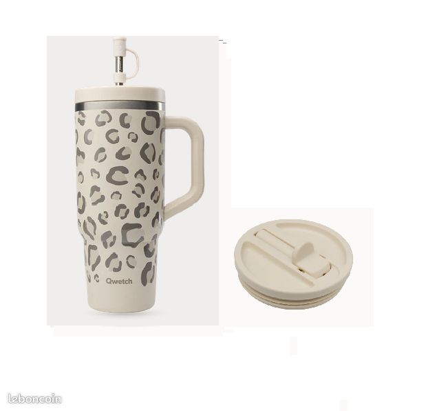 Neuve, Travel Cup isotherme + Bouchon étanche, QWETCH, 900ml (image 5)