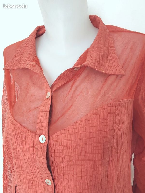 Leboncoin Taille 41 42 Chemise Chemisier Jacqueline Riu Taille Vêtements