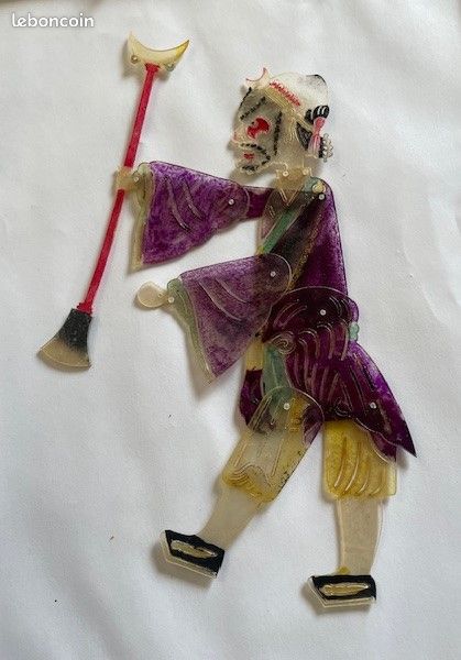 BESTonZON Marionnette D'ombre Wukong En Bois - Théâtre D'ombre Chinois, Jouet éducatif Artisanal Pour Spectacle Et Décoration