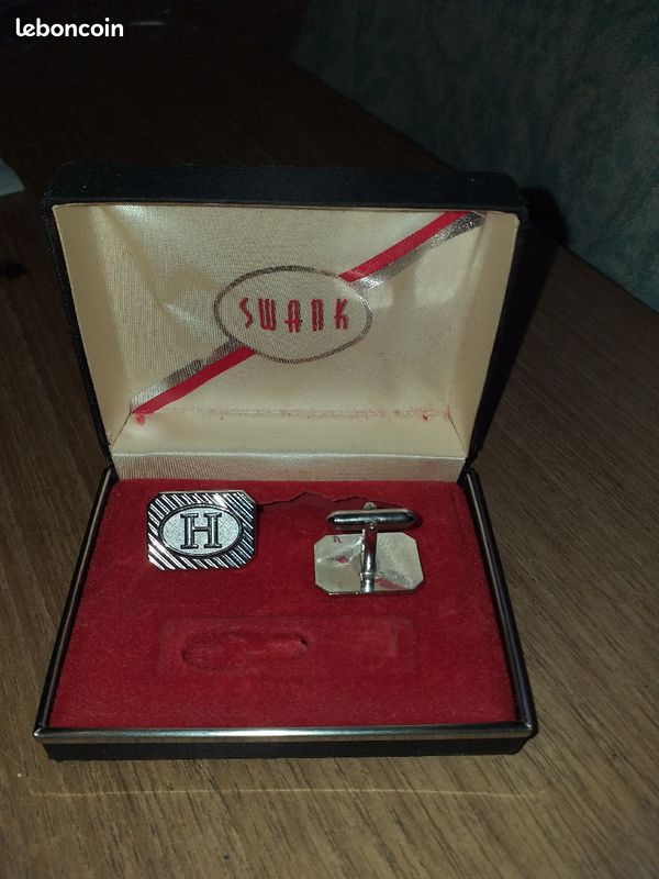 Boutons de manchette en argent (image 1)