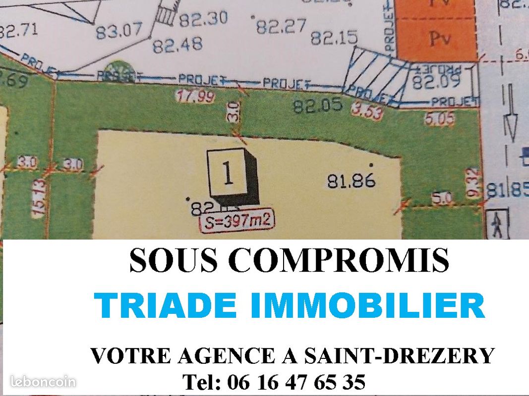 Terrain 397 m² · à Saint-Drézéry · 397 m² · 222 000 €