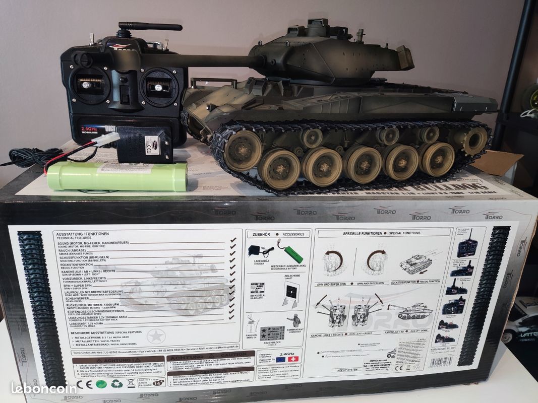 Char M41A3 Walker Bulldog échelle 1/16 RC NEUF