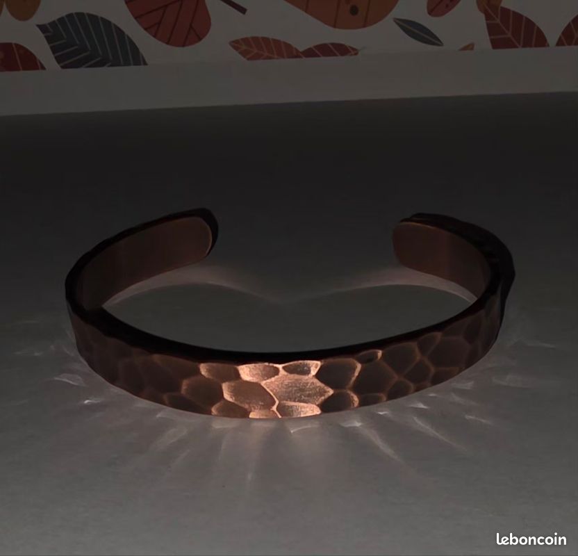 Bracelet en cuivre pure ajustable (image 3)
