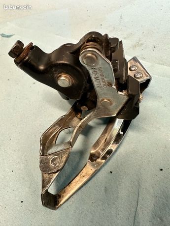 Shimano Deore XT FD-M770-E – Dérailleur Avant E-Type Pour Triple Plateau, 10 Vitesses, Noir