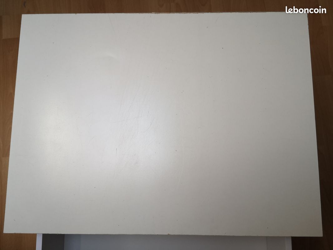 Bloc double tiroirs blanc 58x40 (image 3)