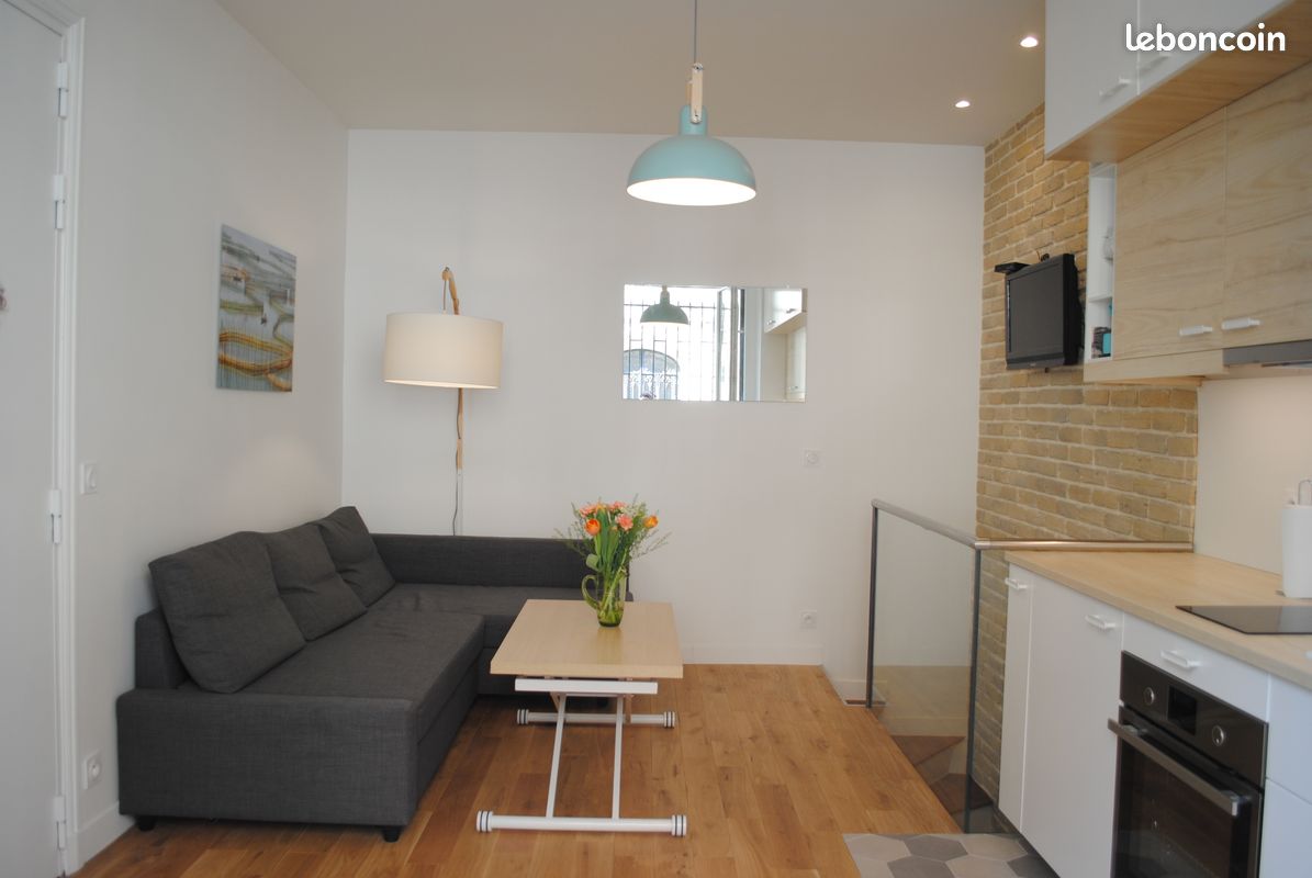 Souplex de 34m2 face aux Buttes-Chaumont - Locations