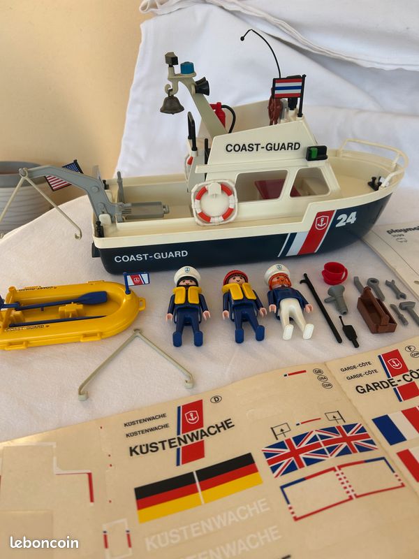 PLAYMOBIL 3539 3599 Feu Latéral Rouge Projecteur Bateau Patrouille Police EUR 3,00 - PicClick FR - Foto 4