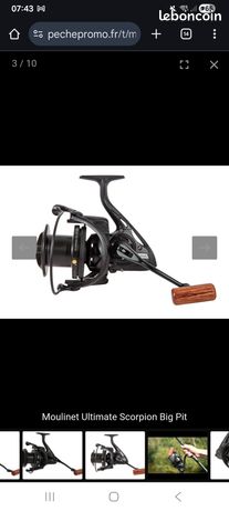 Moulinet Ancien Shakespeare Scorpion N°55 – Pêche Freshwater – Vintage USA