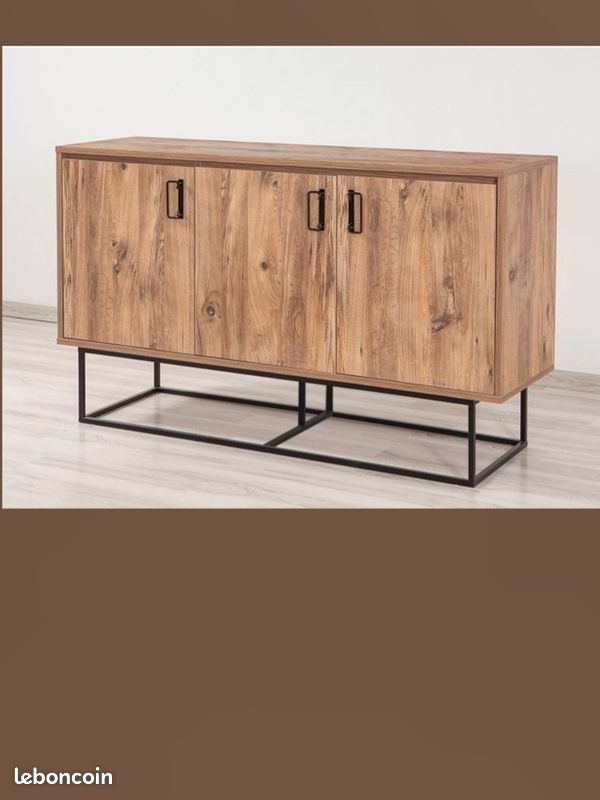 Buffet chêne et noir (image 6)