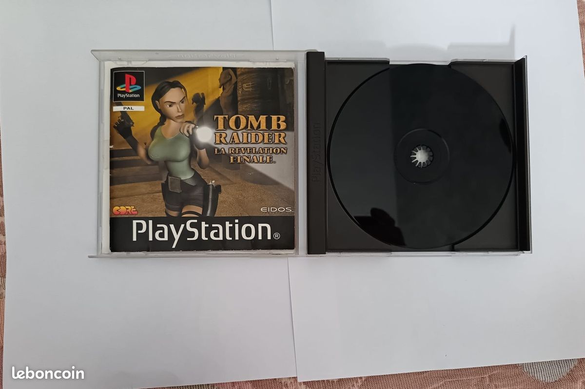 Jeu PlayStation 1 Tomb Raider : La Révélation Finale - Version PAL FR, Bon état, Complet (boîtier + Instructions)