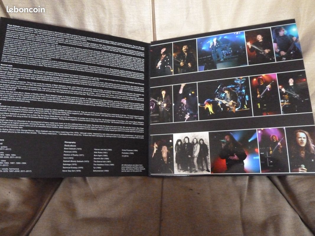 BLACK SABBATH"live at the sting USA 1994 double vinyles blancs (image 2)