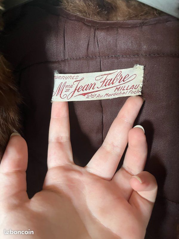 Manteau véritable fourrure vintage (image 2)